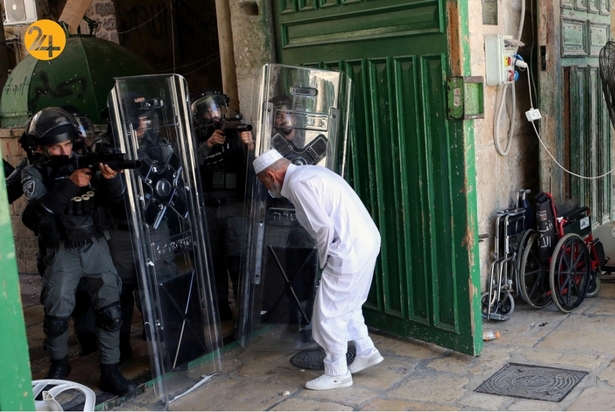 حمله نظامیان صهیونیستی به مسجدالاقصی