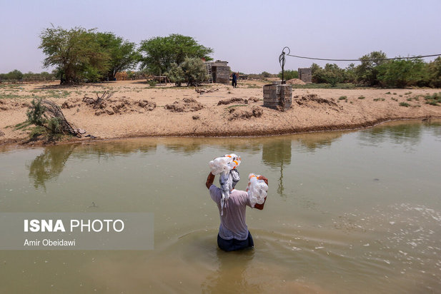رهاسازی آب سد کرخه