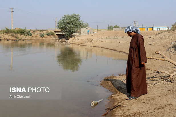 رهاسازی آب سد کرخه