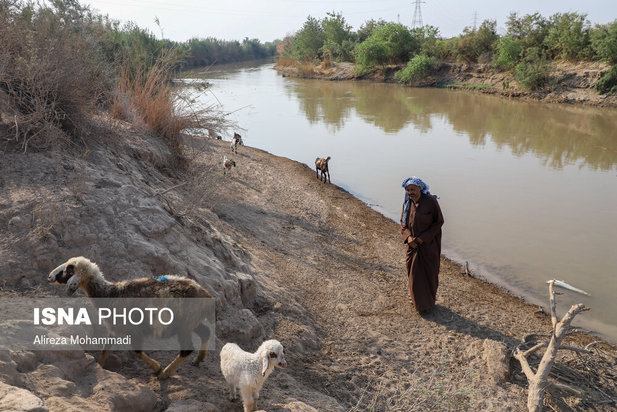 رهاسازی آب سد کرخه