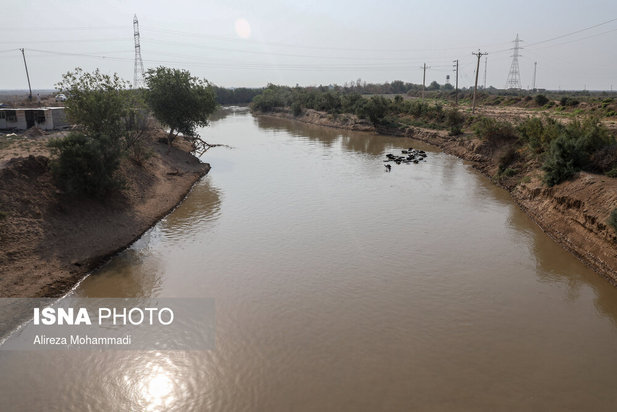 رهاسازی آب سد کرخه