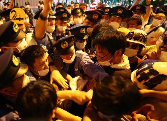 تجمع اعتراضی به برگزاری المپیک توکیو