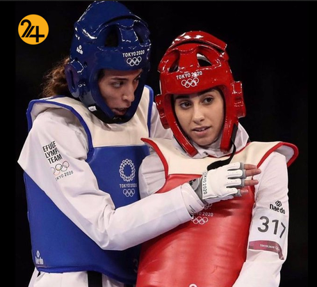 دیدار کیمیا علیزاده و ناهید کیانی