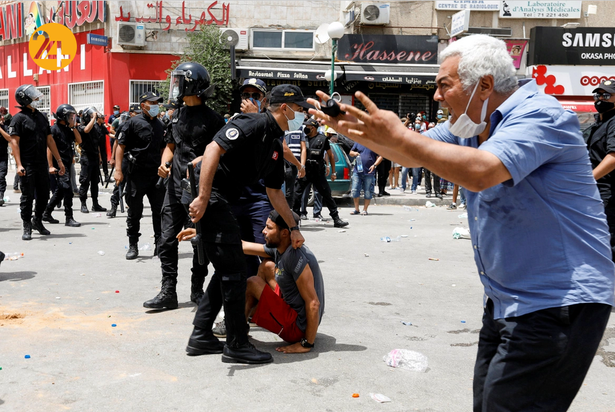 اعتراضات ضد دولتی در تونس