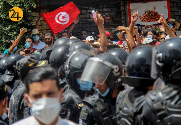 اعتراضات ضد دولتی در تونس
