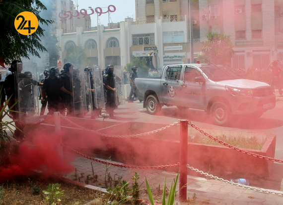 اعتراضات ضد دولتی در تونس