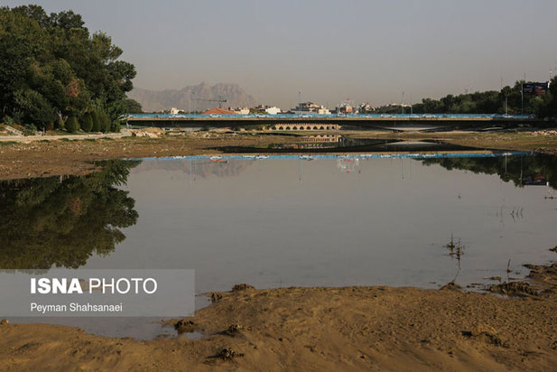 زاینده‌رود دوباره بی‌آب شد