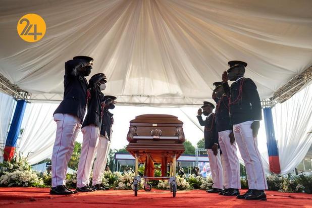 مراسم خاکسپاری رئیس‌جمهور هائیتی