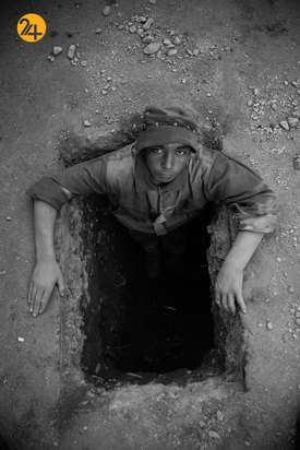 مهاجران افغان در چاه‌های فاضلاب ایران