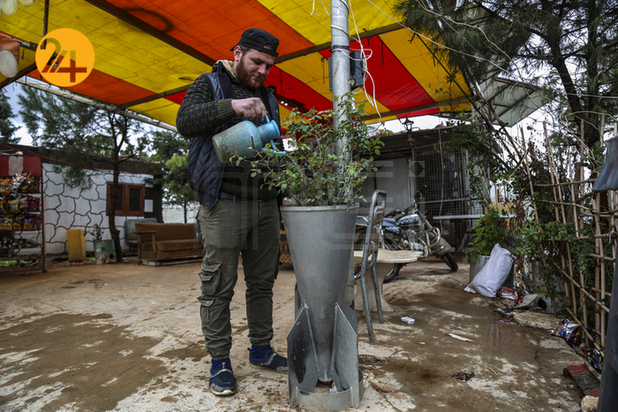 تصاویری از پوکه‌های گلوله‌ جنگ سوریه