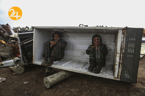 تصاویری از پوکه‌های گلوله‌ جنگ سوریه