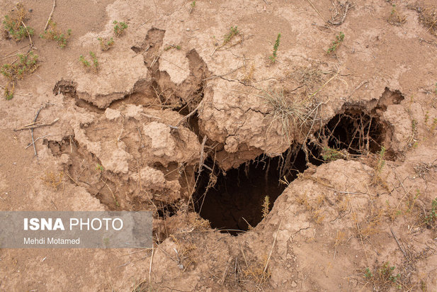 بحران فرونشست دشت قزوین