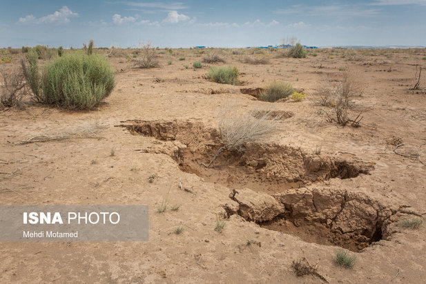 بحران فرونشست دشت قزوین
