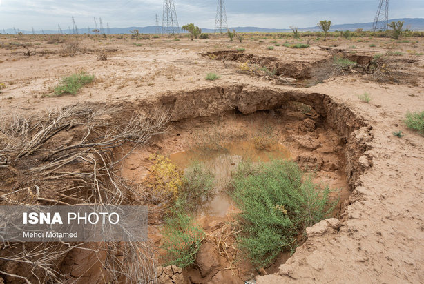 بحران فرونشست دشت قزوین