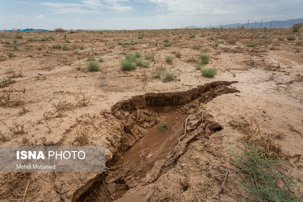 بحران فرونشست دشت قزوین