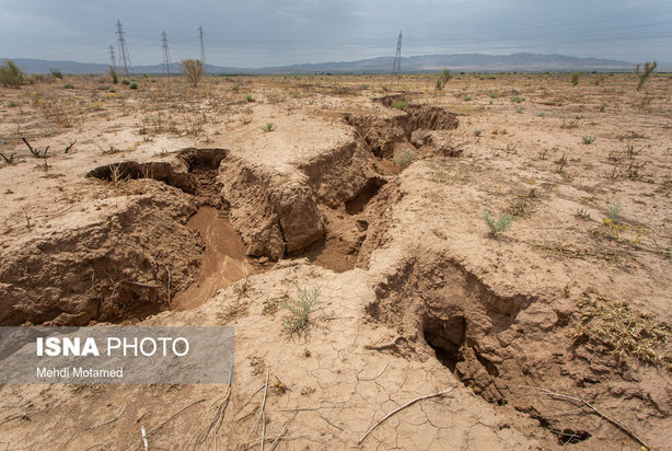 بحران فرونشست دشت قزوین