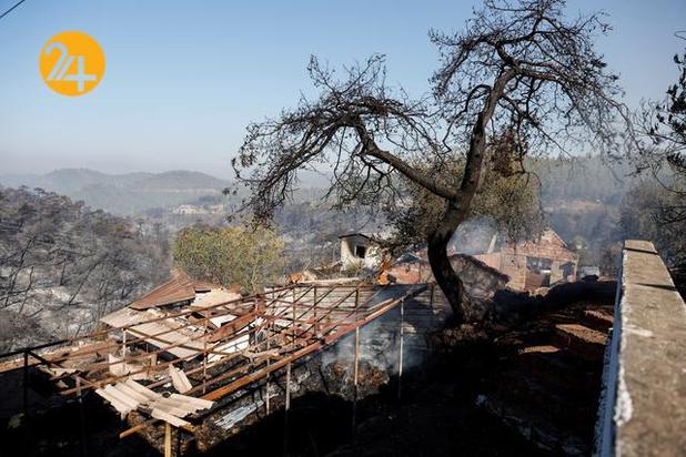 تداوم آتش سوزی در سواحل جنوبی ترکیه