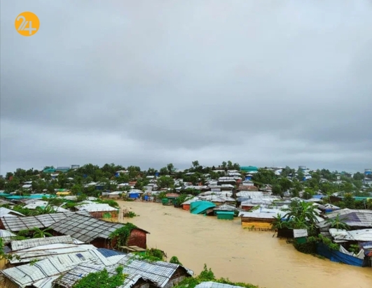 سیل مرگبار در کمپ پناهندگان روهینگیایی در بنگلادش