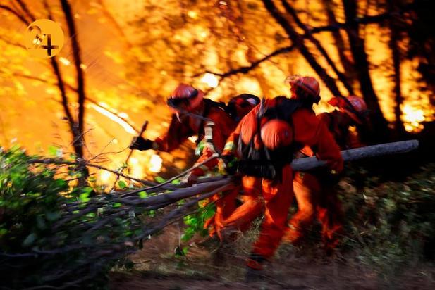 دومین آتش‌سوزی بزرگ در کالیفرنیا