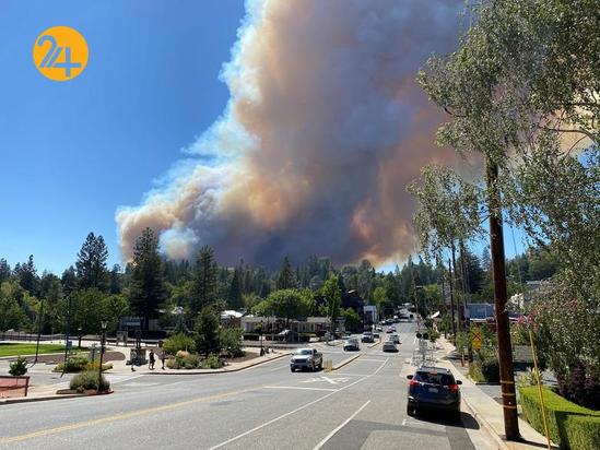 دومین آتش‌سوزی بزرگ در کالیفرنیا