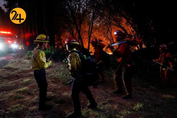 دومین آتش‌سوزی بزرگ در کالیفرنیا