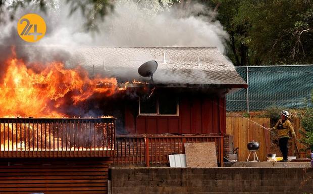 دومین آتش‌سوزی بزرگ در کالیفرنیا