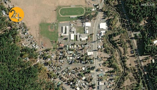 تصاویر ماه‌واره‌ای از بزرگ‌ترین آتش‌سوزی تاریخ کالیفرنیا