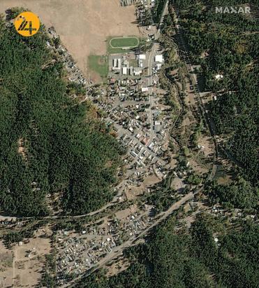 تصاویر ماه‌واره‌ای از بزرگ‌ترین آتش‌سوزی تاریخ کالیفرنیا