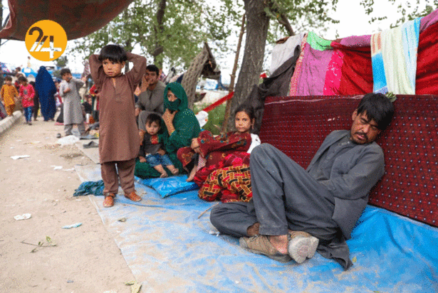 تصاویر طالبان در دروازه کابل