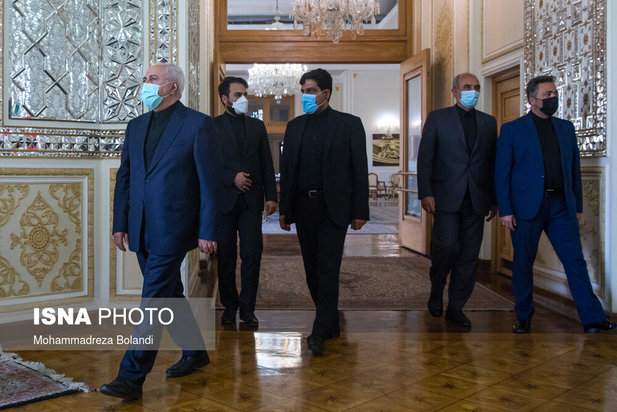 دیدار نماینده ویژه چین در امور افغانستان با محمدجواد ظریف