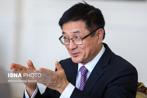 دیدار نماینده ویژه چین در امور افغانستان با محمدجواد ظریف