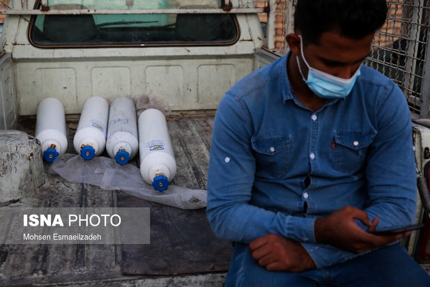 صف‌های طولانی اکسیژن در مشهد