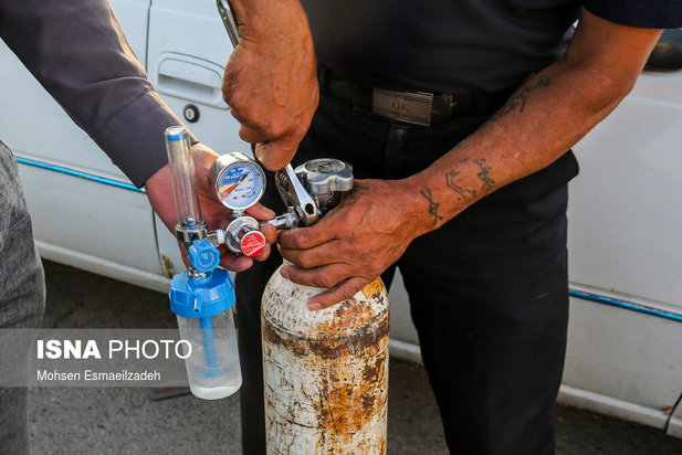 صف‌های طولانی اکسیژن در مشهد