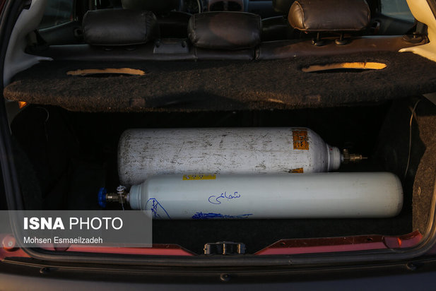 صف‌های طولانی اکسیژن در مشهد