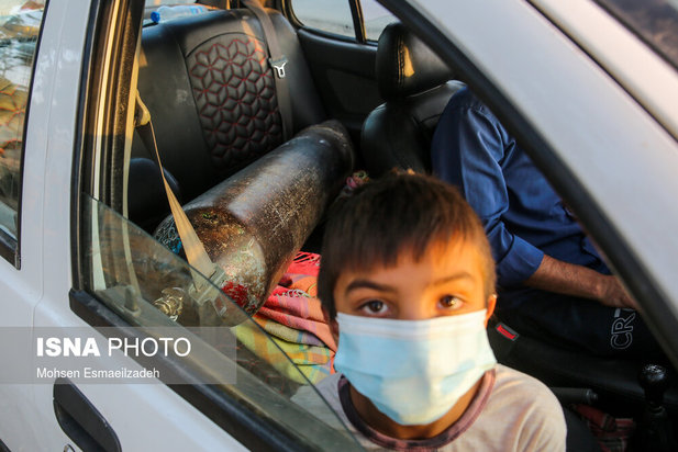 صف‌های طولانی اکسیژن در مشهد