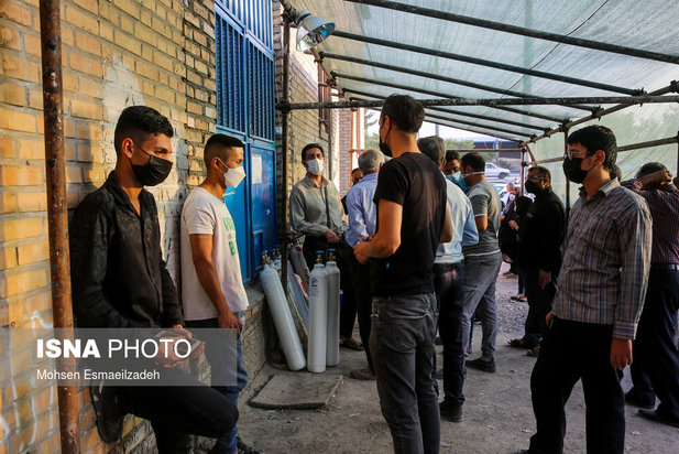 صف‌های طولانی اکسیژن در مشهد