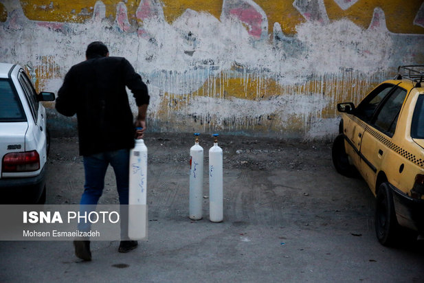 صف‌های طولانی اکسیژن در مشهد