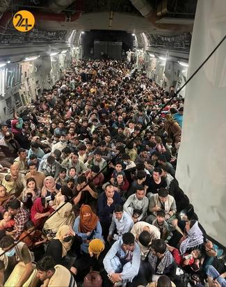 هرج و مرج در فرودگاه بین‌المللی حامدکرزی