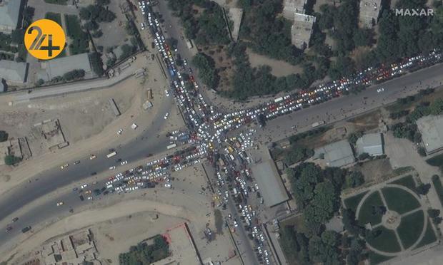 هرج و مرج در فرودگاه بین‌المللی حامدکرزی