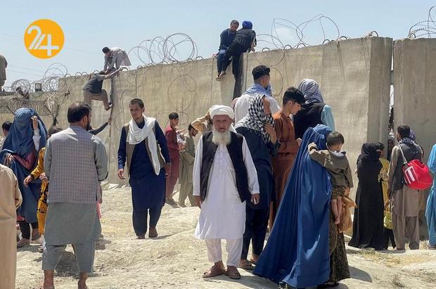 هرج و مرج در فرودگاه بین‌المللی حامدکرزی