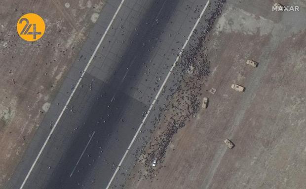 هرج و مرج در فرودگاه بین‌المللی حامدکرزی