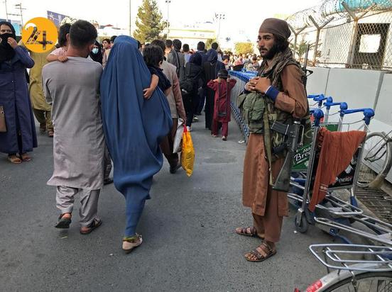 هرج و مرج در فرودگاه بین‌المللی حامدکرزی