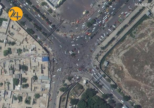 هرج و مرج در فرودگاه بین‌المللی حامدکرزی