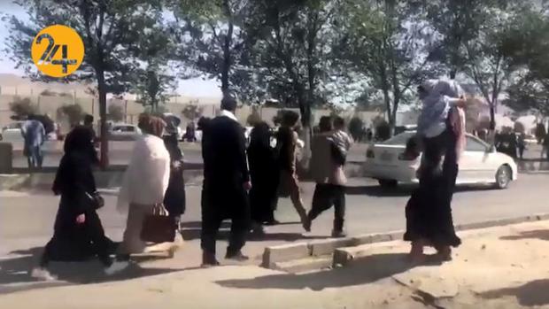 هرج و مرج در فرودگاه بین‌المللی حامدکرزی