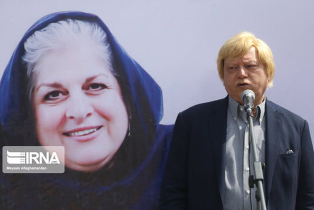 مراسم خاکسپاری فرشته طائرپور