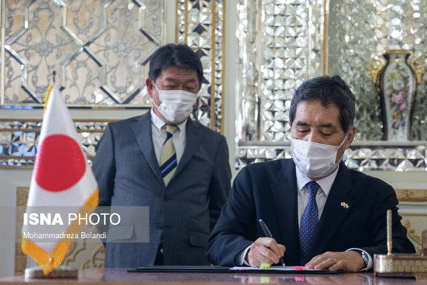 دیدار وزیر امور خارجه ژاپن با محمدجواد ظریف