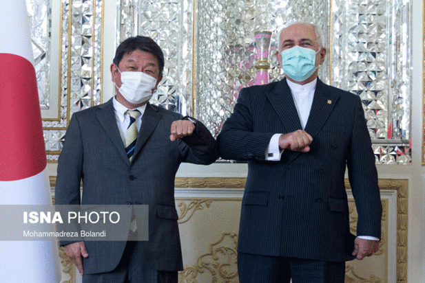 دیدار وزیر امور خارجه ژاپن با محمدجواد ظریف