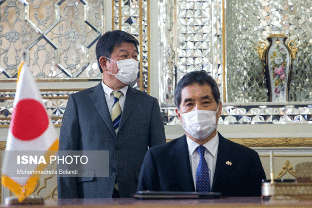 دیدار وزیر امور خارجه ژاپن با محمدجواد ظریف