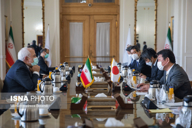 دیدار وزیر امور خارجه ژاپن با محمدجواد ظریف