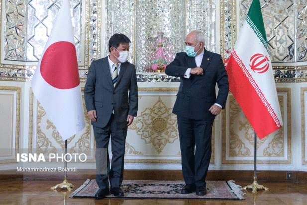دیدار وزیر امور خارجه ژاپن با محمدجواد ظریف